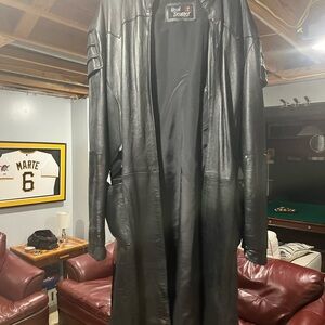 Awesome men’s all leather duster